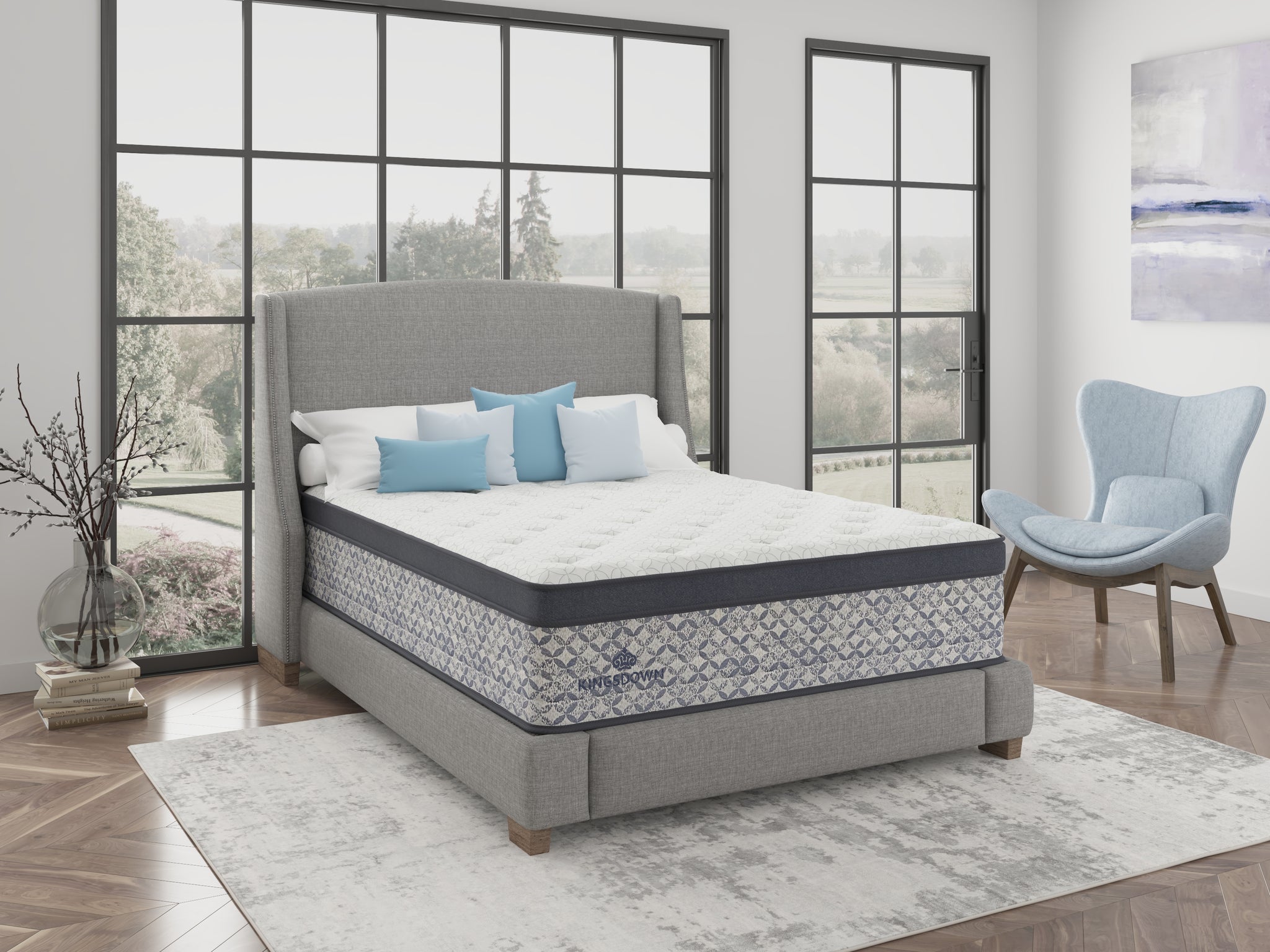 Prime Summitview Firm Euro Pillowtop Mattress - Kingsdown Mattress