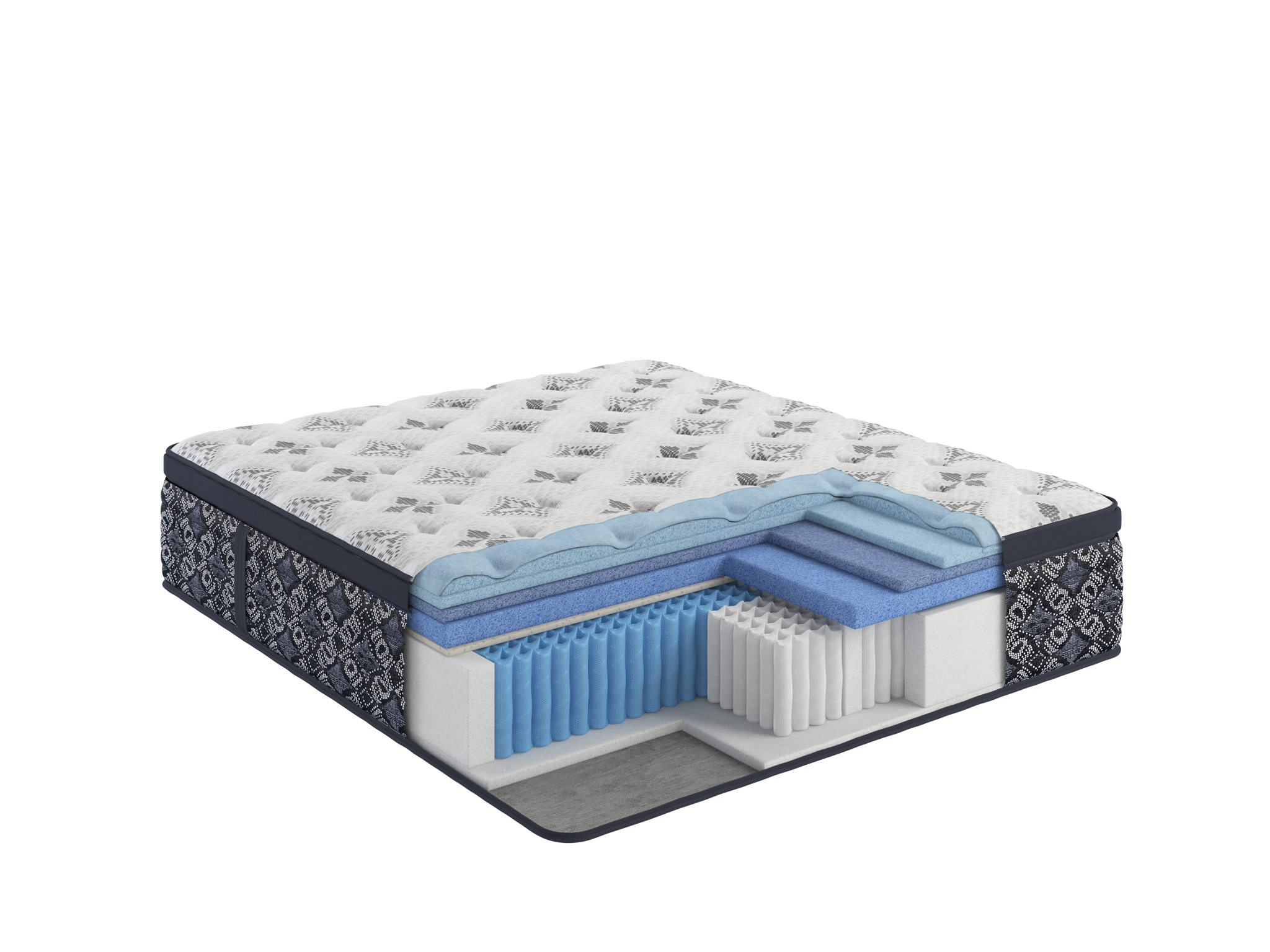 Passions Allsworth 15" Firm Euro Pillowtop Hybrid Mattress