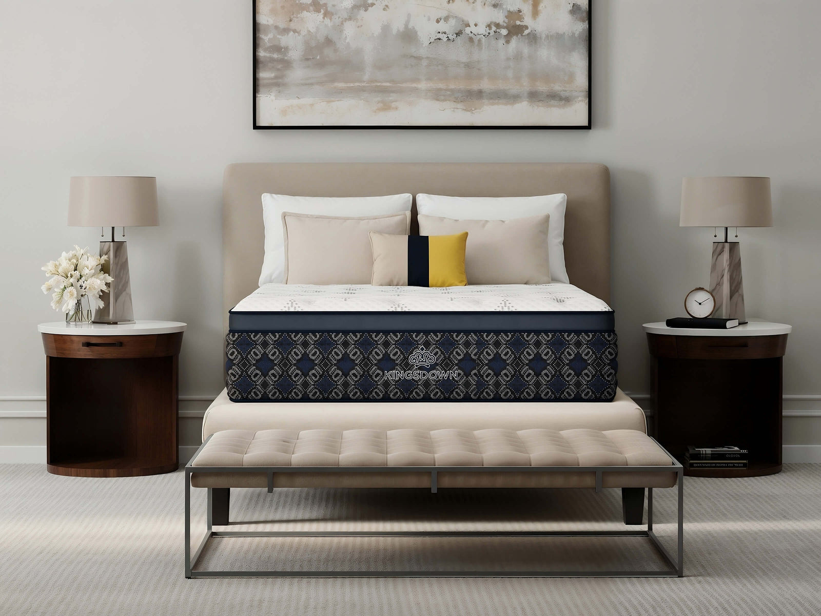 Passions Allsworth 15" Firm Euro Pillowtop Hybrid Mattress