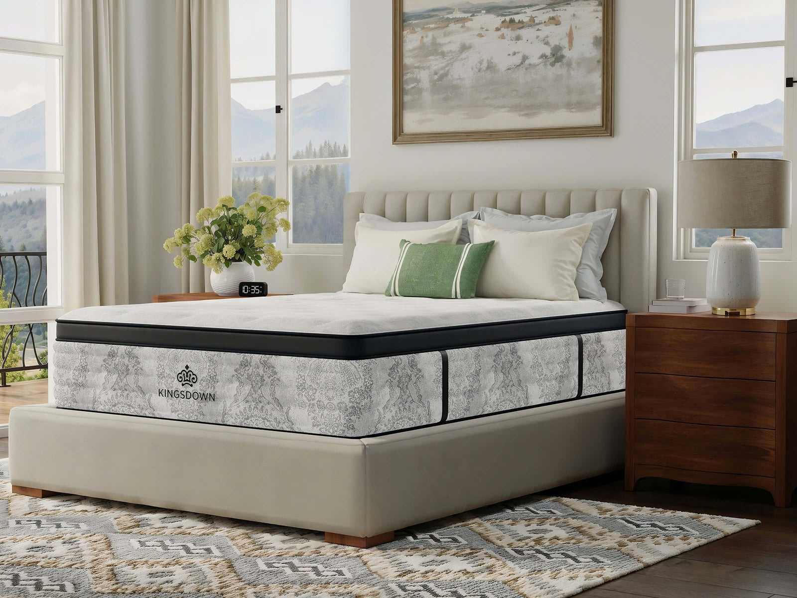 Passions Bankwell 16" Plush Euro Pillowtop Hybrid Mattress