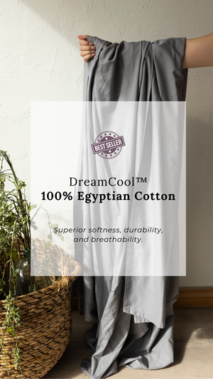 DreamCool™ 100% Egyptian Cotton Sheet Set